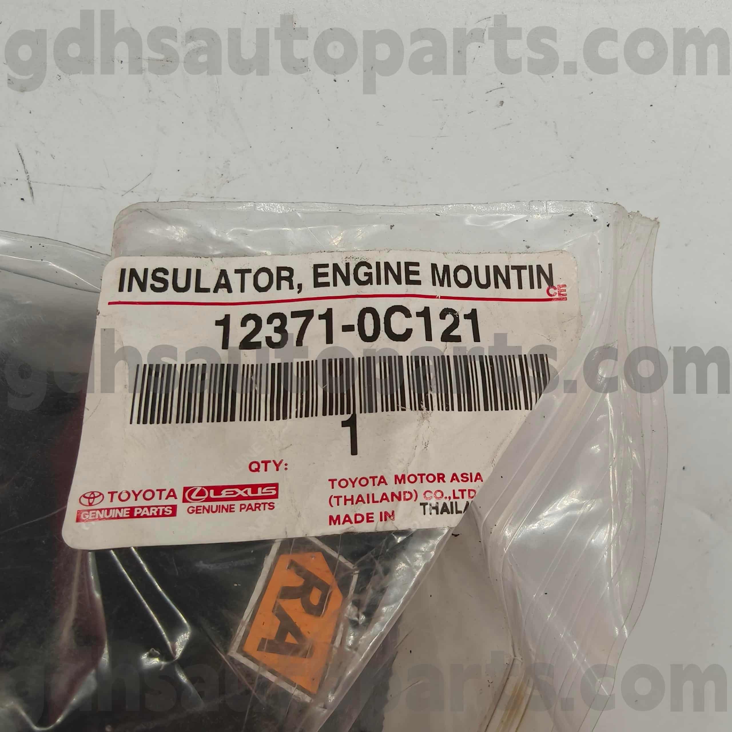 12371-0C121 Toyota originalių dalių pavarų trauklė, skirta važiuoklei Nr.2TRFE..TGN26..4FC