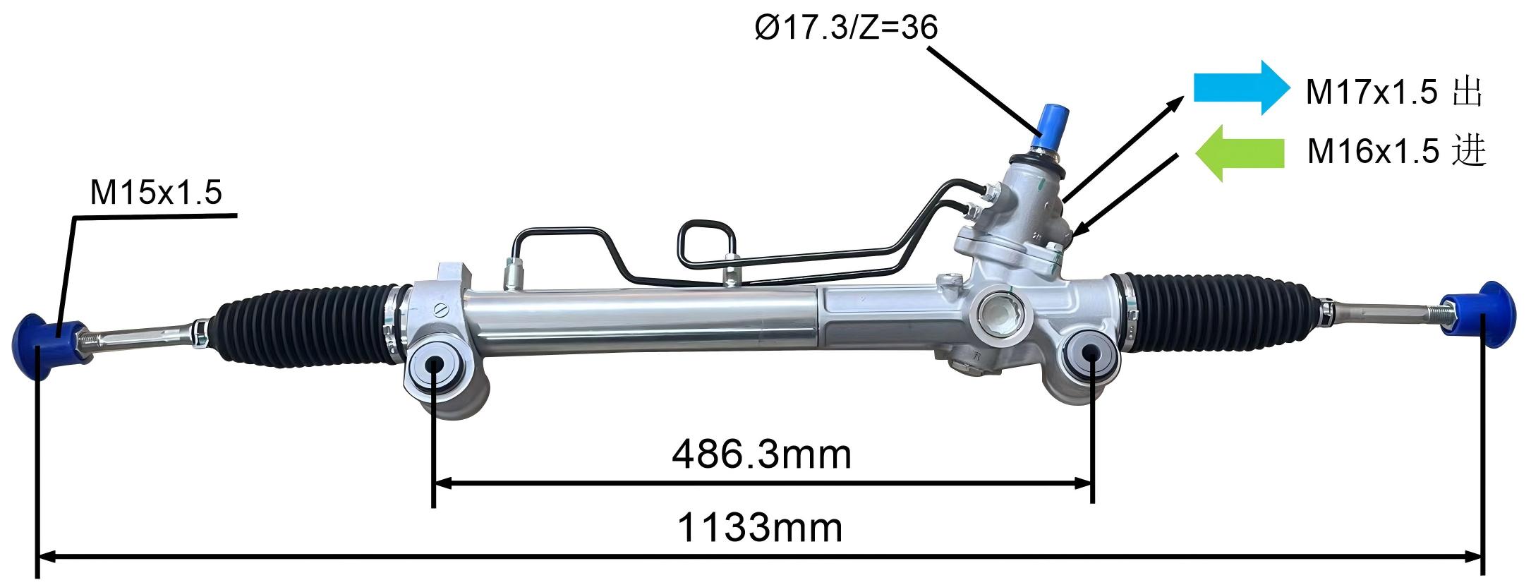 44200-06280 Automobilių vairo pavara