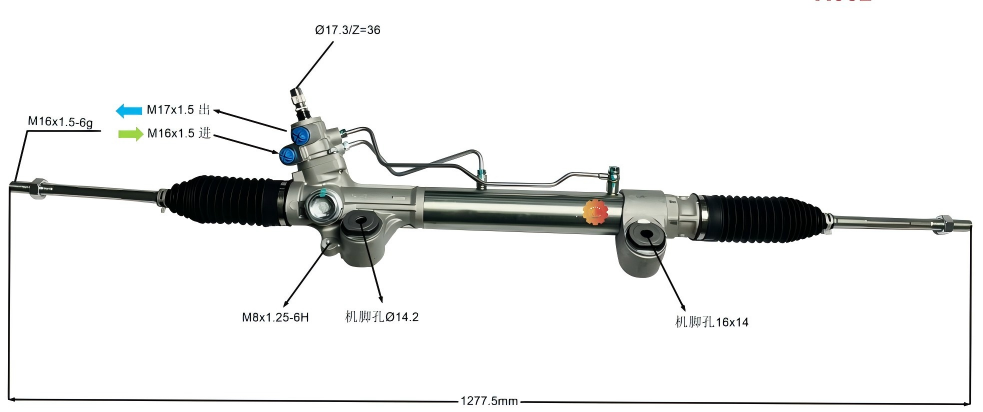 44200-0k721 Automobilių vairo pavara