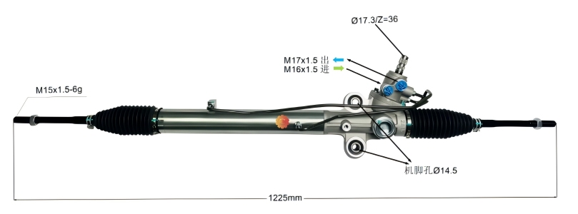 44200-26233 Automobilių vairo pavara