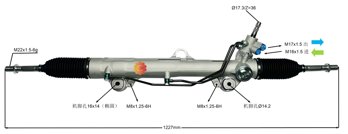 44200-60170 Automobilių vairo pavara