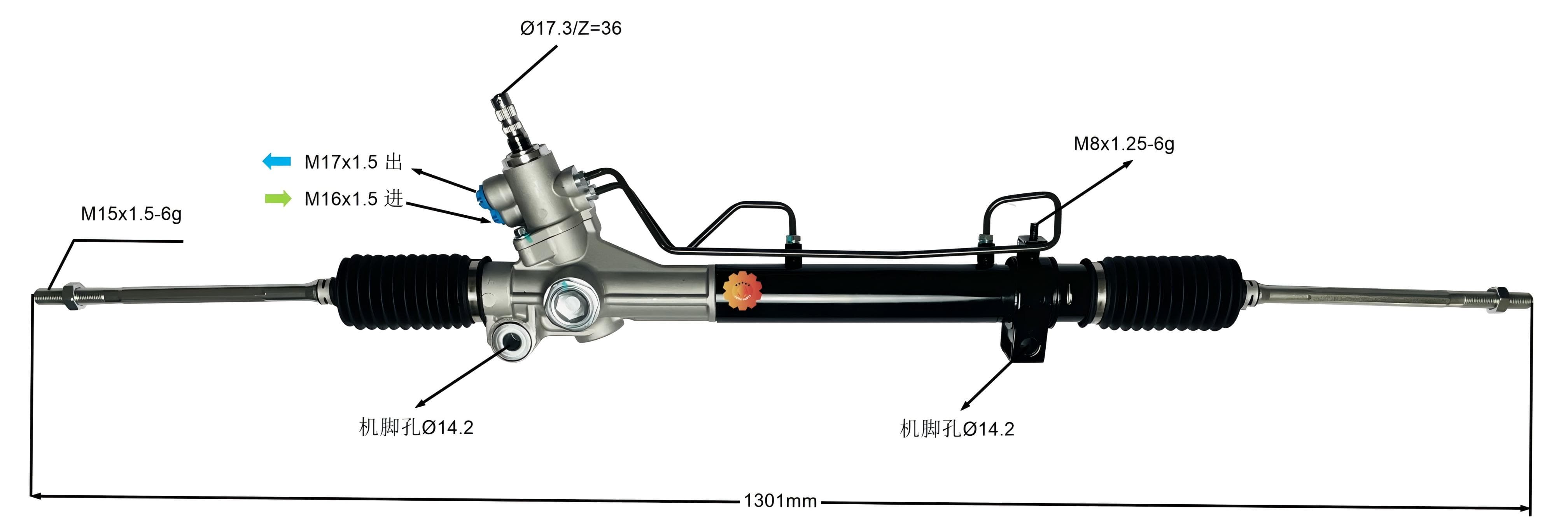 44250-08010 Automobilių vairo pavara