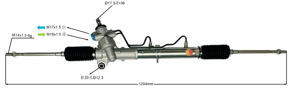 44250-20731 Automobilių vairo pavara