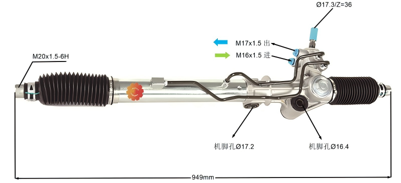 44250-60012 Automobilių vairo pavara