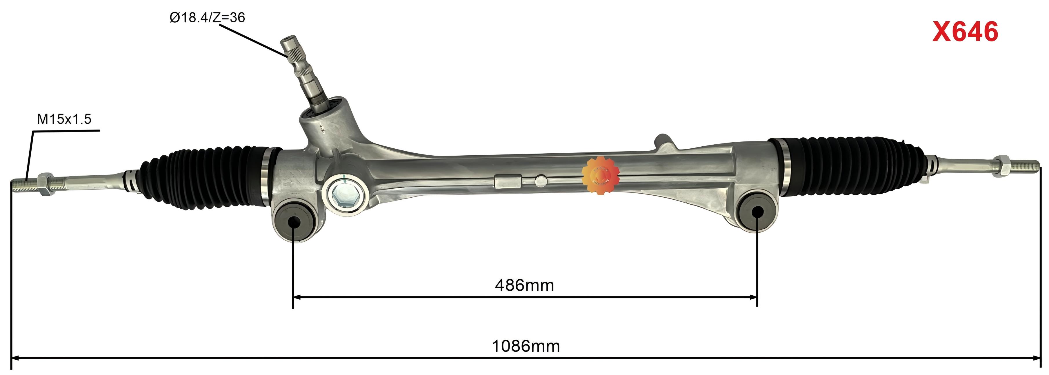 45510-06041 Automobilių vairo pavara