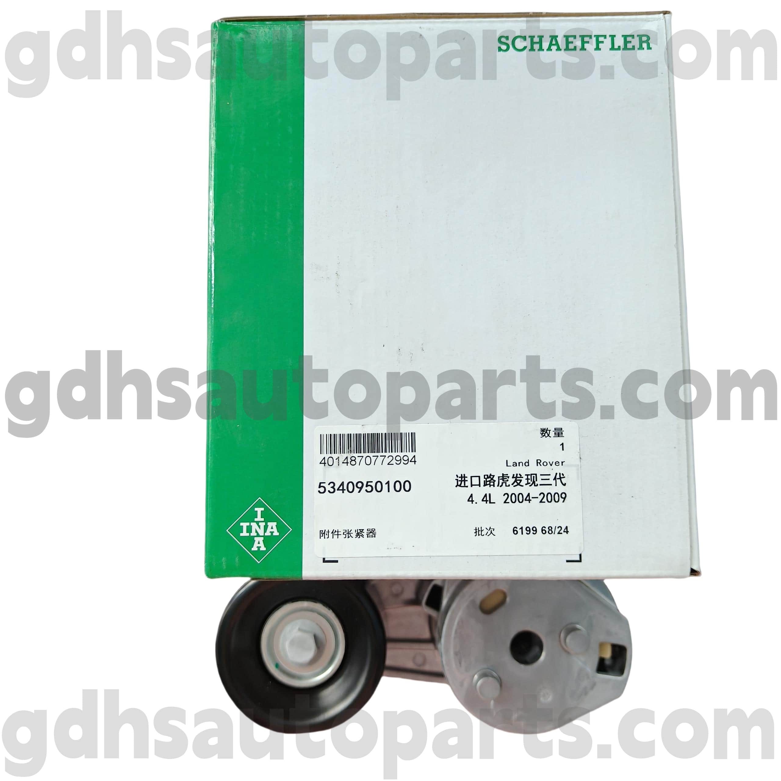 5340950100 „Schaeffler ina“ disko diržo įtempiklis, skirtas „Range Rover Sport Oe“ Nr. PQG500220