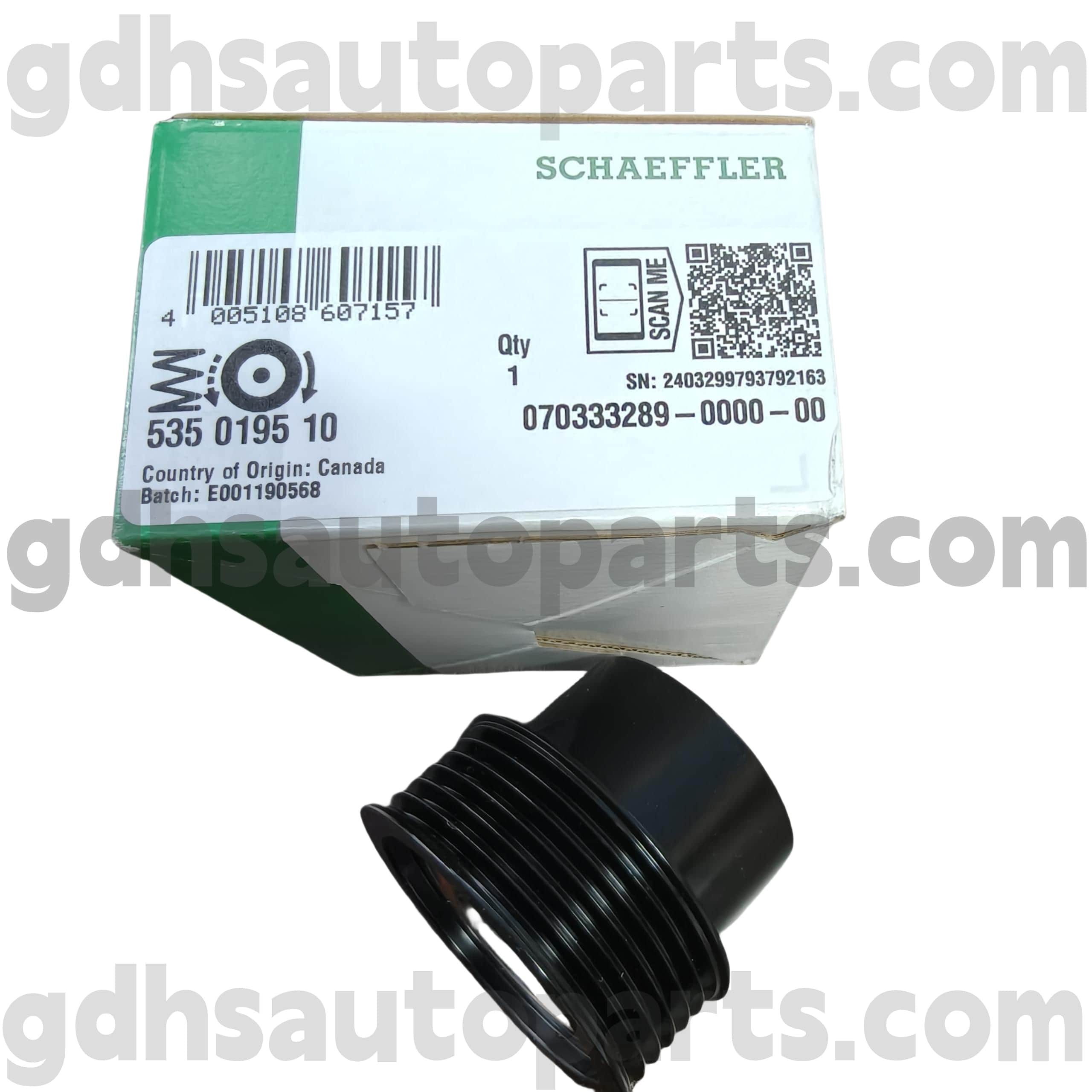 5350195100 „Schaeffler Ina Idler“ skriemulys, skirtas „Land Rover Freelander 2 Oe Nr. LR005993