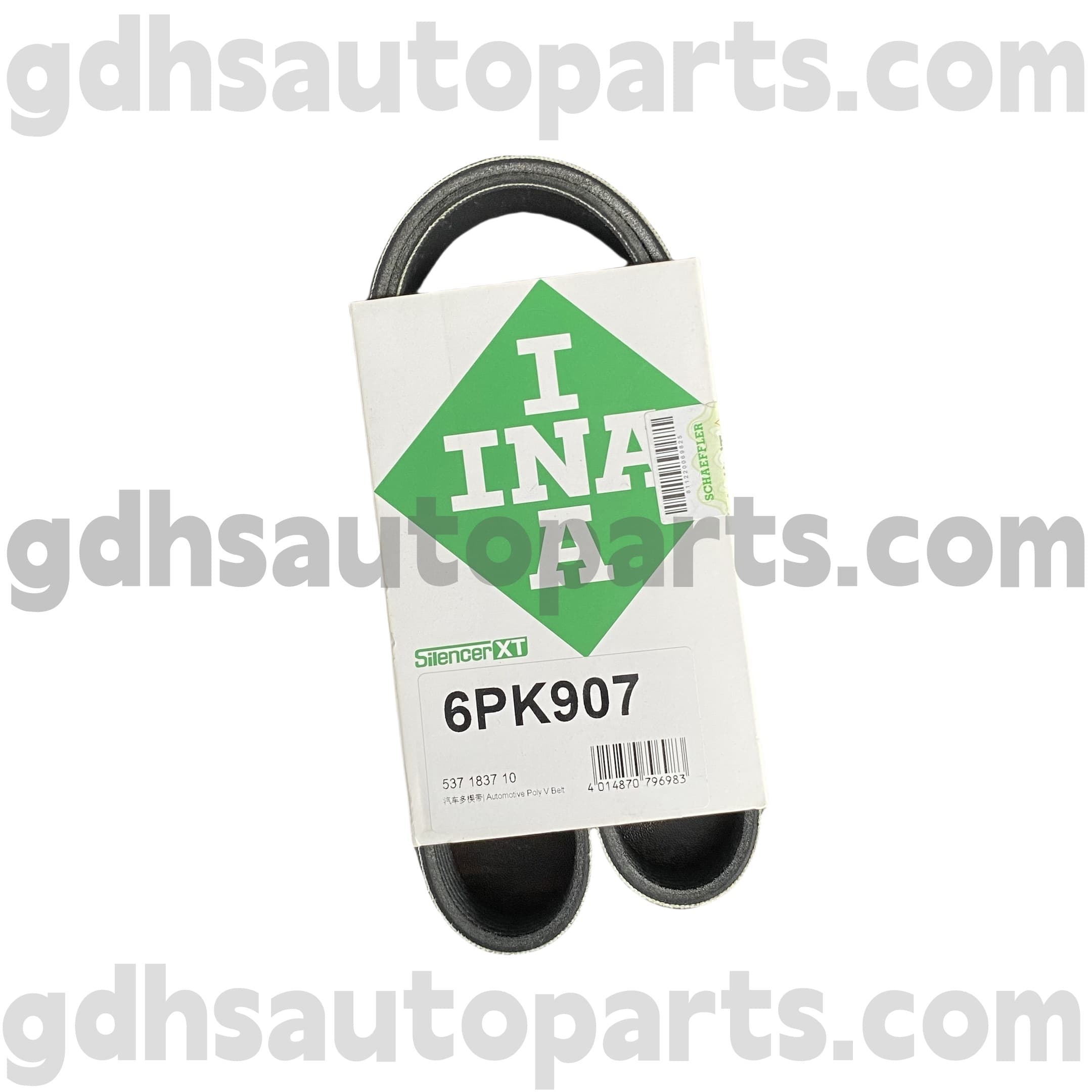 5371837100 „Schaeffler ina Drive Belt for Range Rover“, „Range Rover Sport“, „Range Rover Velar“, „New Defender OE Nr.LR100930“