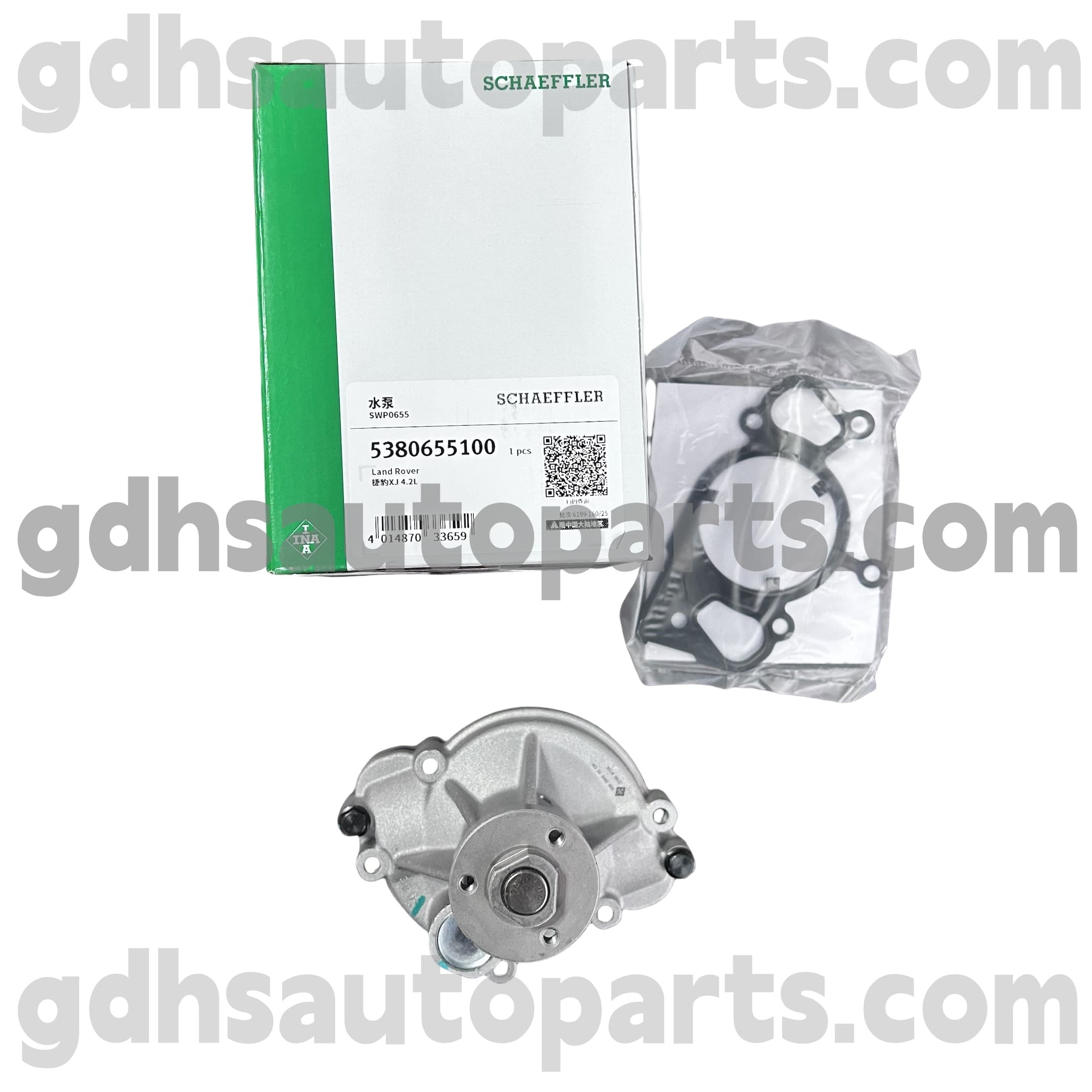 5380655100 „Schaeffler Ina“ vandens siurblys „Range Rover Sport“, „Range Rover Oe Nr. 4575902