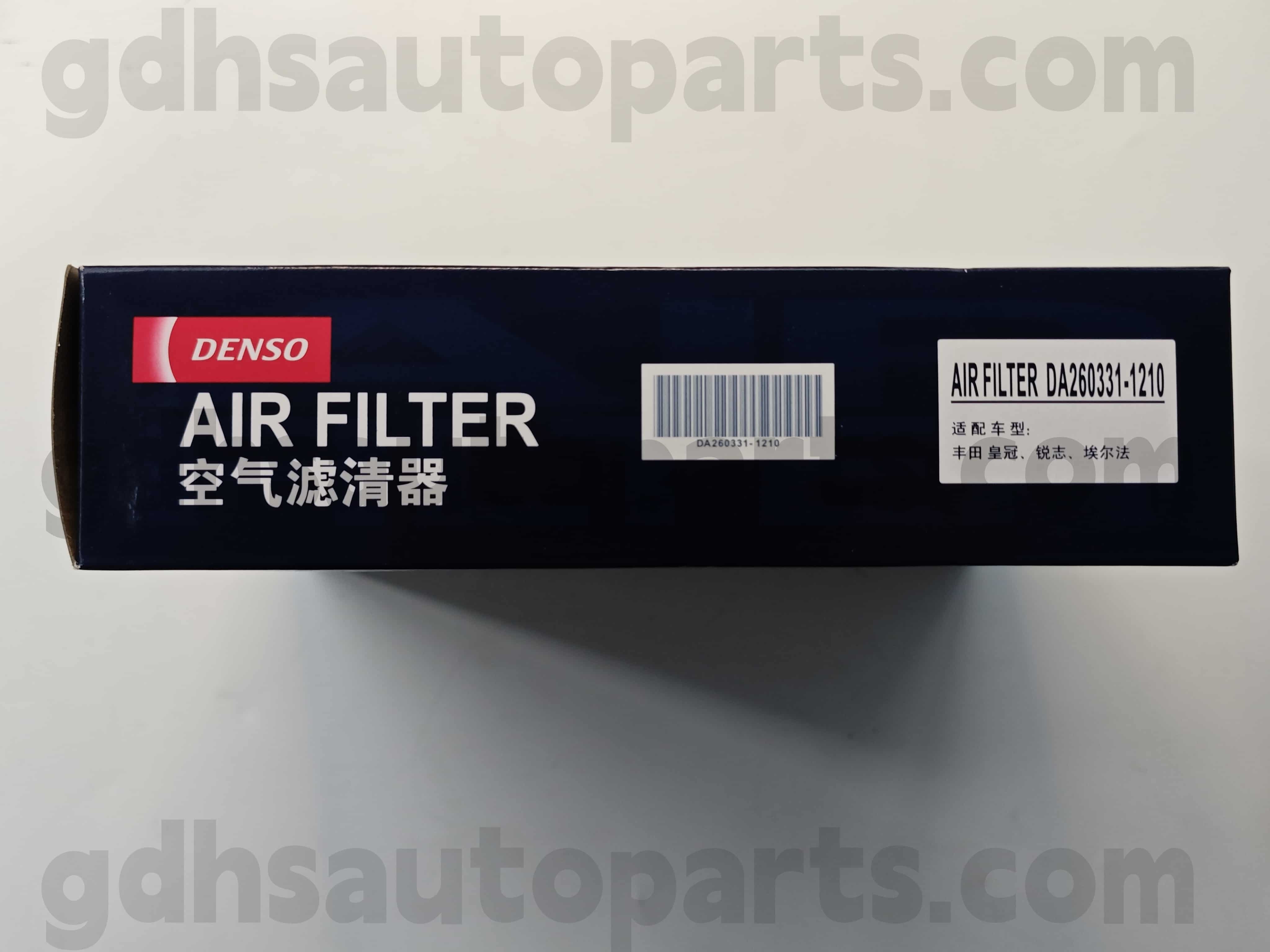 DA260331-1210 „TOYOTA“ Originalios dalys Oro filtras OE Nr. 17801-Azf16